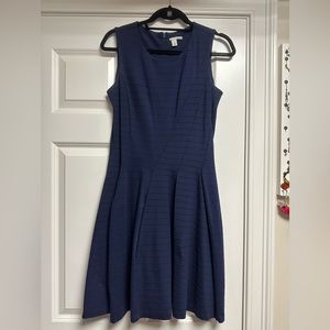 Halogen navy blue swing dress size S